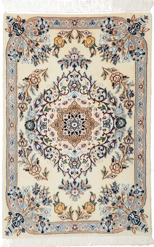 Nain Tappeto 60 x 90 (Iran) Annodato A Mano
