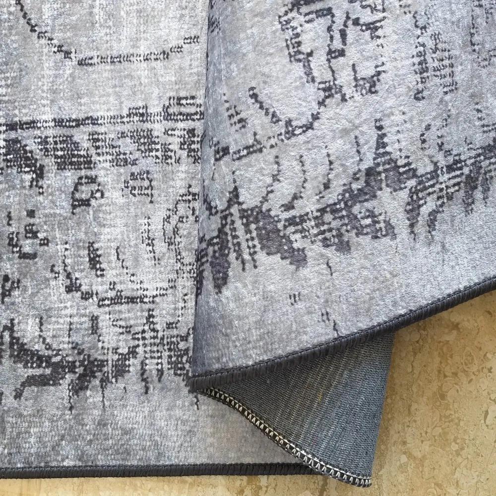 Tappeto grigio con motivi orientali Larghezza: 120 cm | Lunghezza: 180 cm