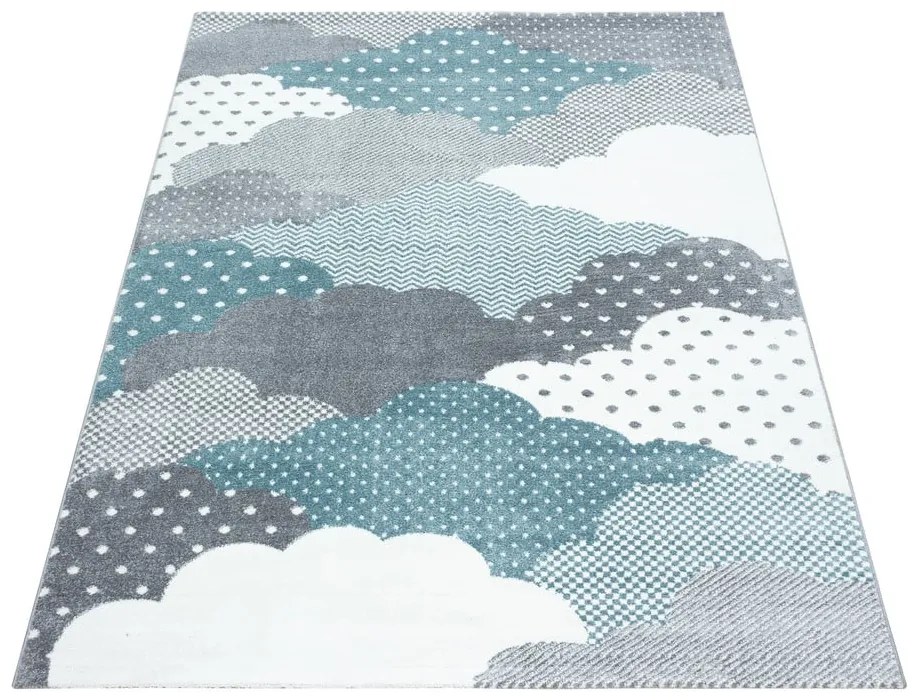 Tappeto per bambini blu-grigio 140x200 cm Bambi - Ayyildiz Carpets