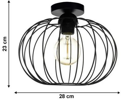 Lampadario a plafone EARTH L 1xE27/60W/230V