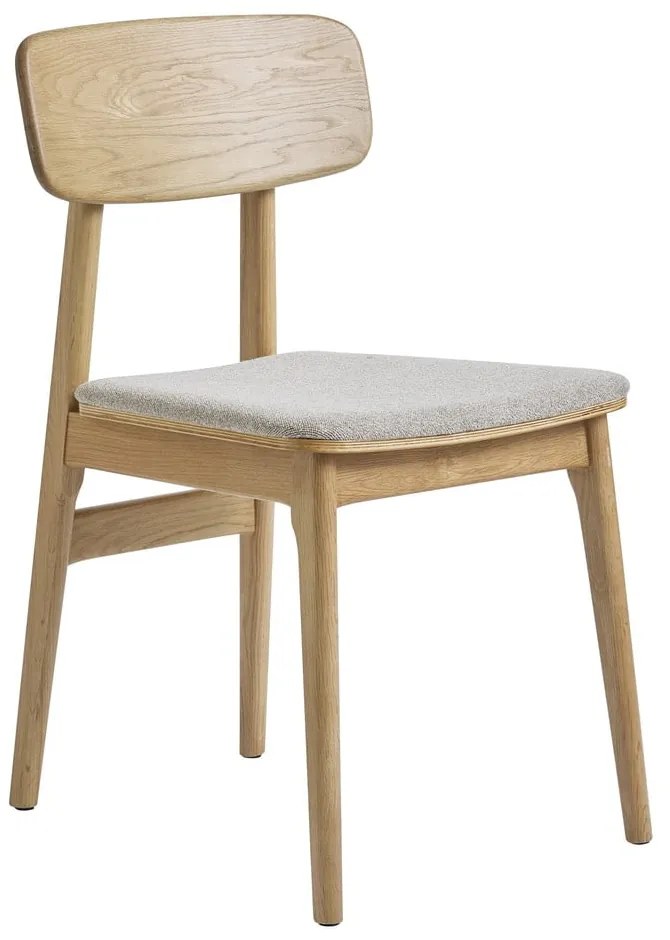 Sedia da pranzo in colore beige-naturale Livo - Unique Furniture