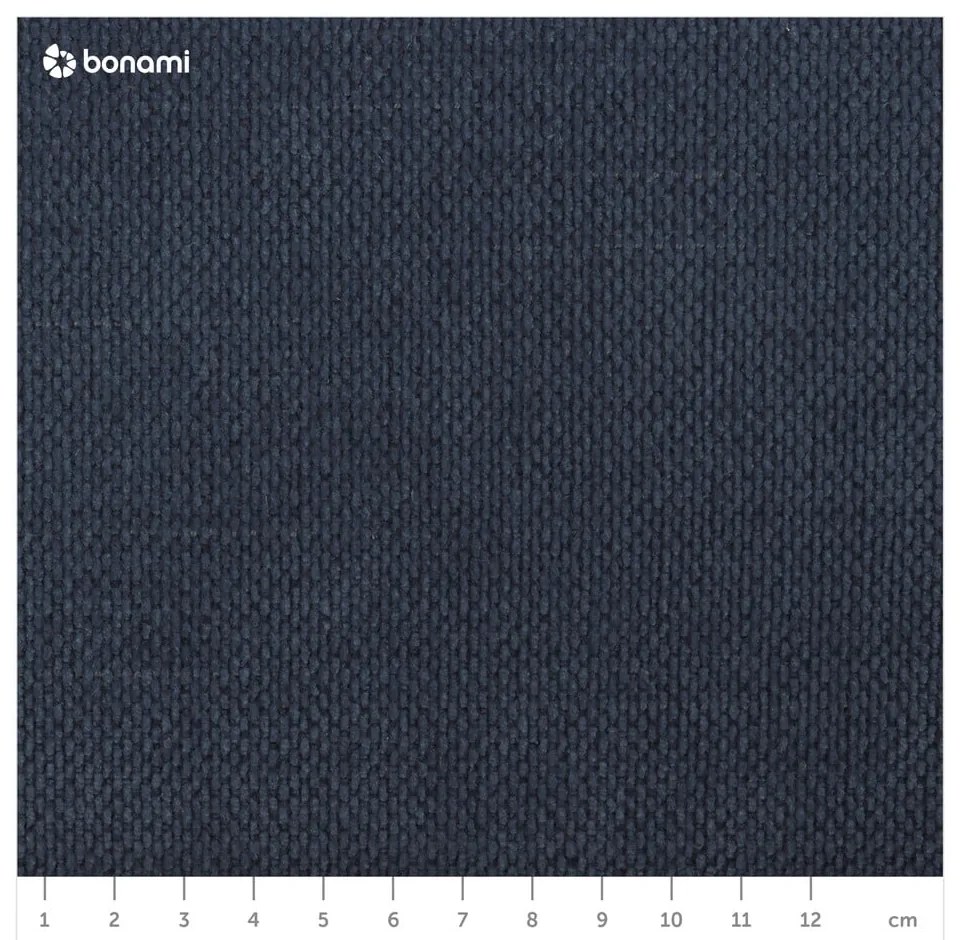 Letto matrimoniale imbottito blu scuro con contenitore a griglia 180x200 cm Jagna - Bobochic Paris