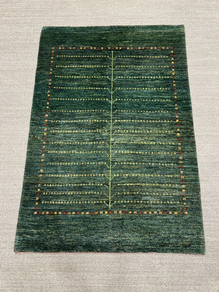 Gashguli Tappeto persiano 150 x 100 Verde (Iran) Annodato A Mano