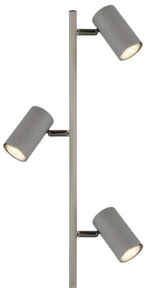Globo 57911SS - Lampada con piedistallo ROBBY 3xGU10/5W/230V grigio