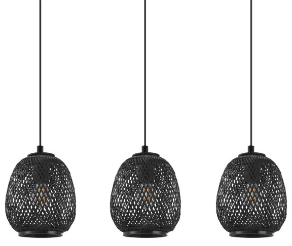 Eglo 43266 - Lampadario a sospensione con filo DEMBLEBY 1 3xE27/40W/230V