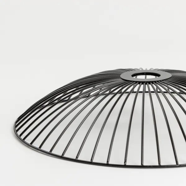 Paralume universale CURITIBA Ø 38 cm, nero