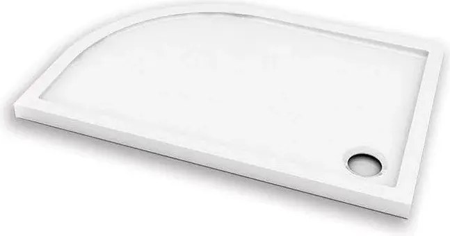 Piatto doccia 100x80 semicircolare versione sinistra KAM-1000 - KAMALU