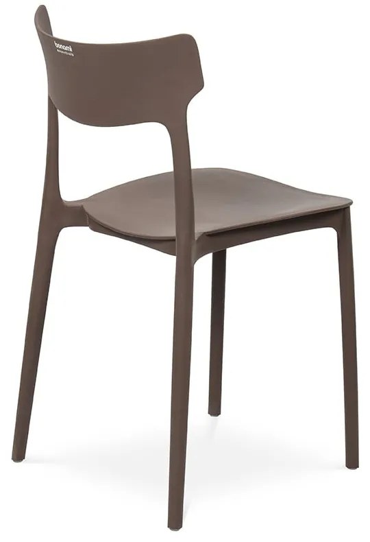 Sedia da esterno marrone in plastica Biá – Bonami Essentials