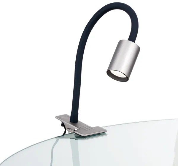 Orion Str 10-489- LED Lampada da tavolo flessibile con clip KURT LED/5W/230V argento