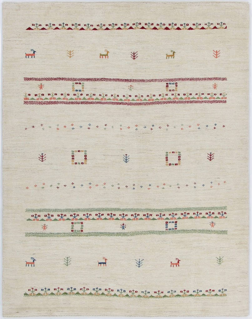 Gabbeh Tappeto persiano 160x200 (Iran) Annodato A Mano