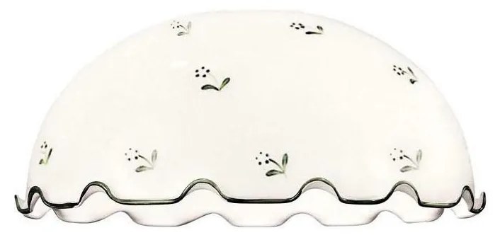 Vetro di ricambio per lampadario NONNA E27 diametro 36 cm bianco/verde