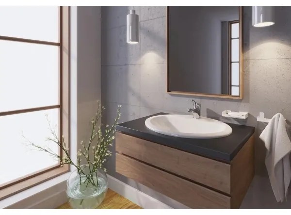 Deante ADM_A411 - Portasapone a parete MOKKO bianco