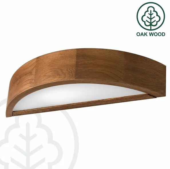 Brilagi - Lampada da parete LED CARVALHO 1xE27/60W/230V rovere ciliegio