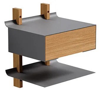 Eva Solo - Smile Bedside Table Shelf Oak/Grey