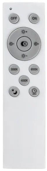 Rabalux 3316 - Plafoniera LED dimmerabile TESIA LED/60W/230V 60 cm + telecomando