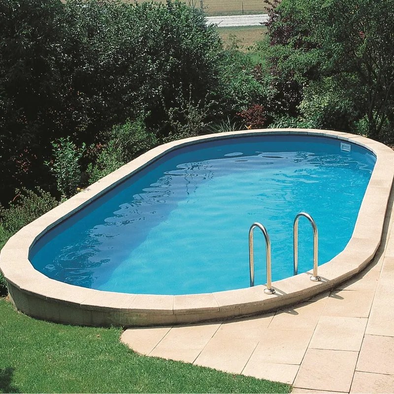 Piscina interrata con pannello polimerico GRE KPEOV6027 L 6 x 3.2 H 1.2 m