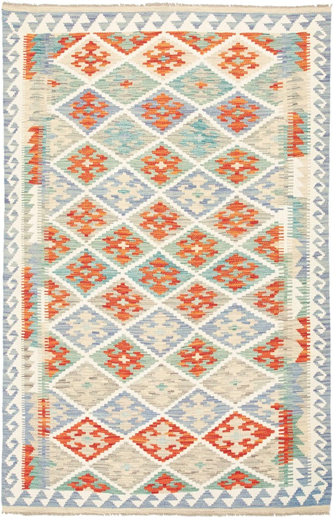 Kilim Tappeto 190 x 130 (Pakistan) Tessuto A Mano