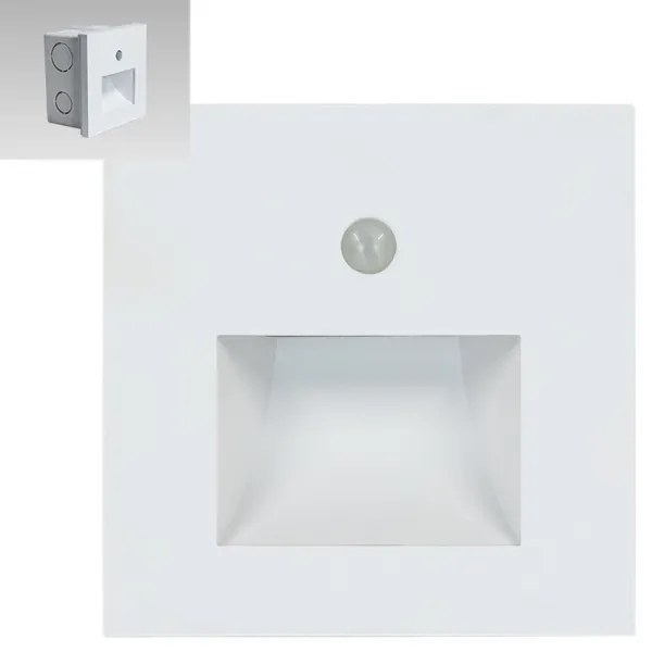 Emithor 70414 - Lampada LED per scale con sensore SUNNY LED/1W/230V bianco