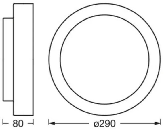 Ledvance - Plafoniera ORBIS MADRID 2xE27/10W/230V bianco