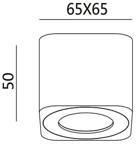 Fabas 3429-71-102 - Faretto LED PALMI LED/6W/230V