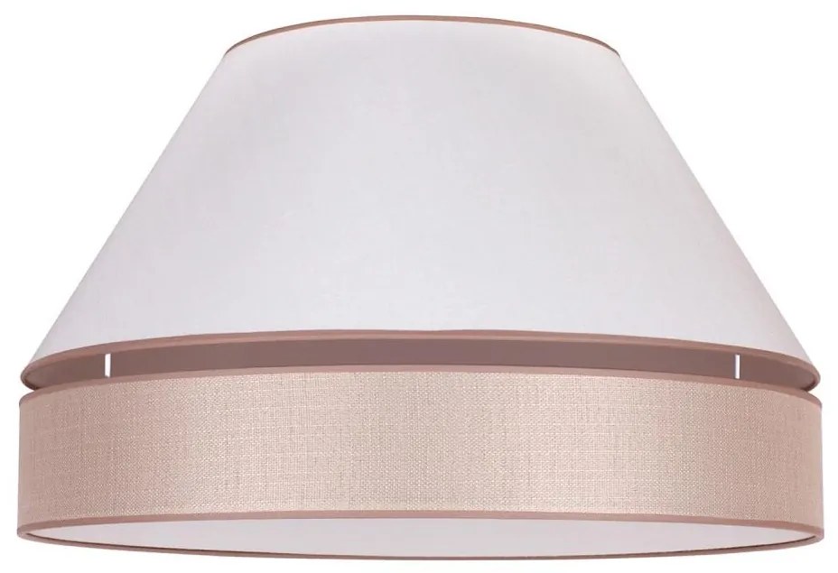Duolla - Plafoniera AVIGNON 3xE27/15W/230V diametro 60 cm bianco/beige