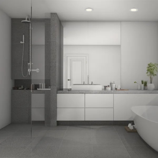 Briloner 7049014 - Plafoniera LED da incasso per bagno 6W/230V IP44 cromo opaco