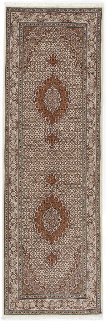 Tabriz Tappeto 80x250 (Iran) Annodato A Mano