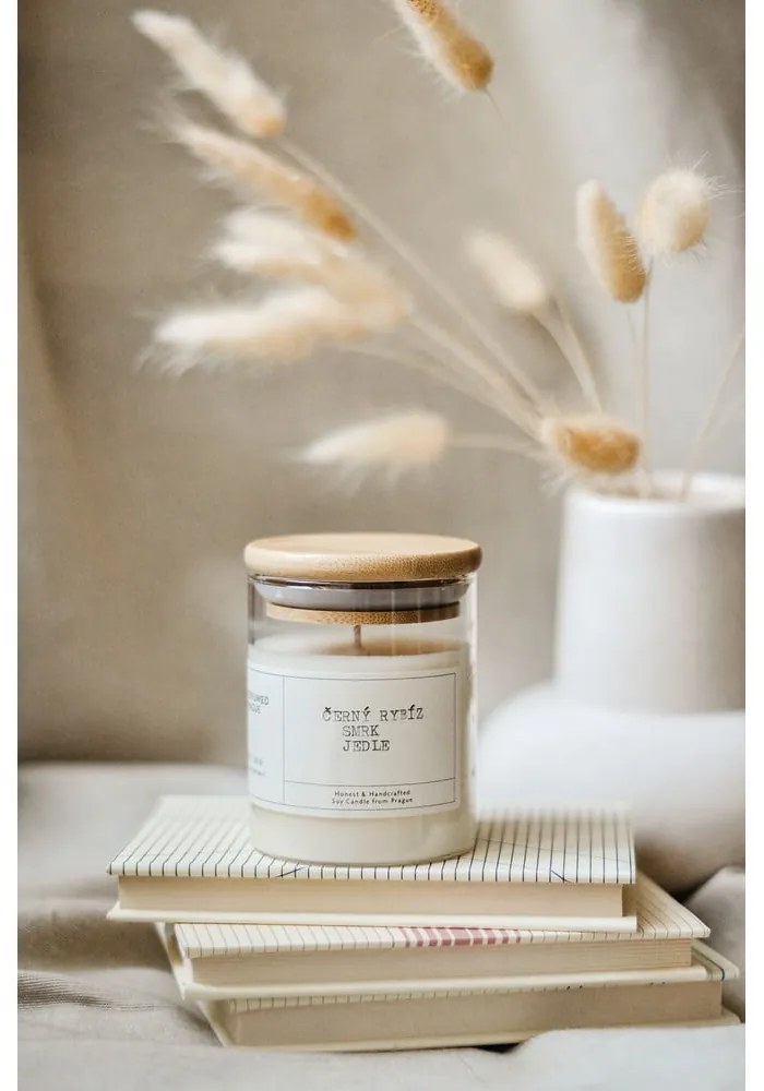 Candela in cera di soia profumata tempo di combustione 40 h #79 Black Currant – Perfumed Prague