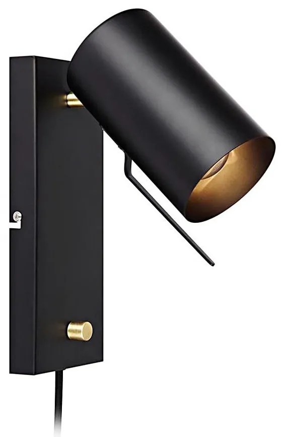 Markslöjd 106587 - Applique dimmerabile CARRIE 1xGU10/35W/230V nero