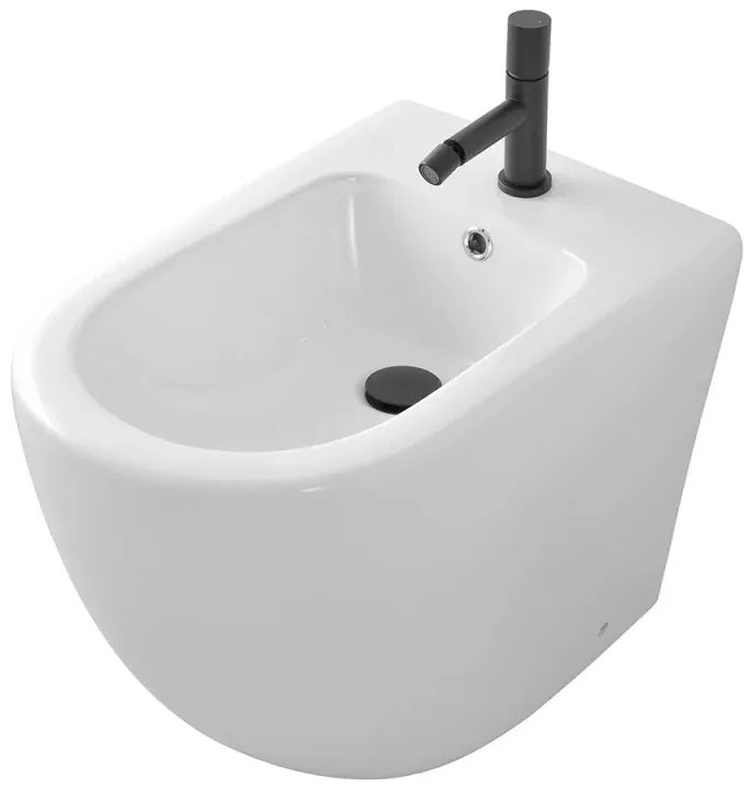 Sanitari filomuro Rimless scarico a vortice e copriwc soft-close Tao