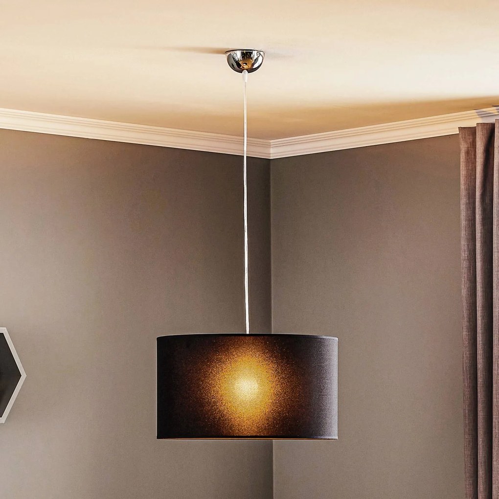 Duolla Lampada a sospensione Roller, nero