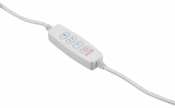 Extol - Lampada da tavolo LED dimmerabile con una lente d'ingrandimento LED/8W/5V 2900/4500/7500K bianco