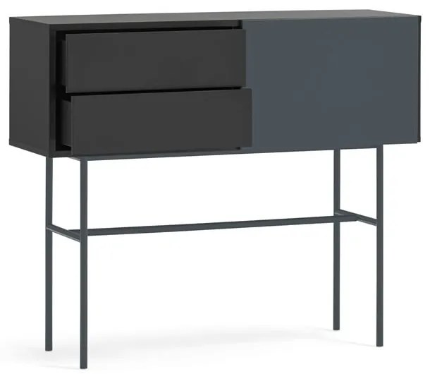 Consolle nero-antracite 35x110 cm Nube - Teulat