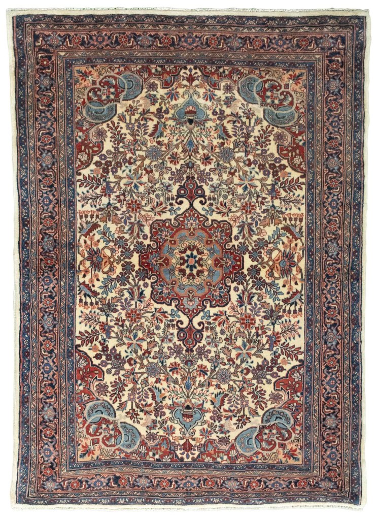 Bidjar Tappeto persiano 150x110 Beige (Iran) Annodato A Mano