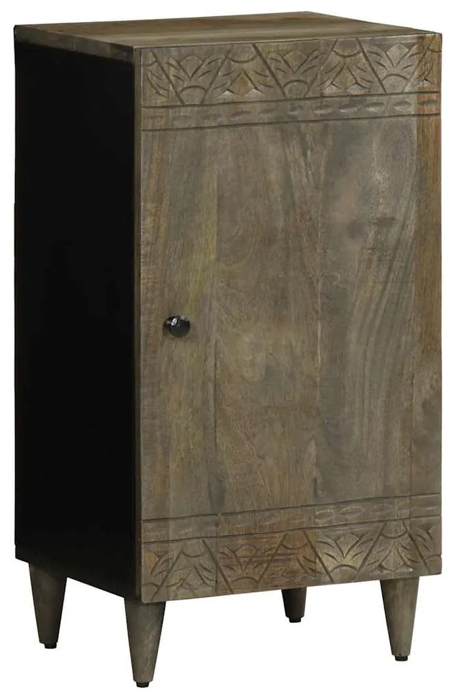 Credenza 40x33x75 Cm İn Legno Massello Di Mango /