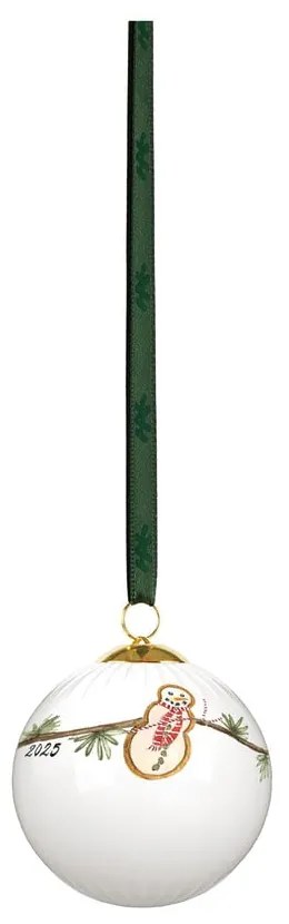 Pallina di Natale in porcellana ø 6 cm Hammershøi Christmas Bauble 2025 – Kähler Design