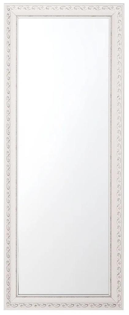 Specchio da parete in color bianco/argento 50 x 130 cm MAULEON Beliani
