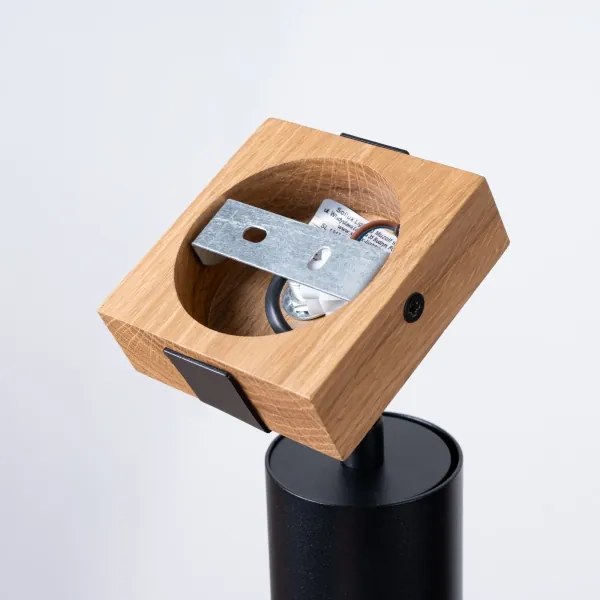 Sollux SL.1343 - Faretto da parete FAGER 1xGU10/10W/230V nero