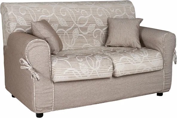 Divano 2 posti in tessuto sfoderabile 150 cm PANAMA Beige Chiaro