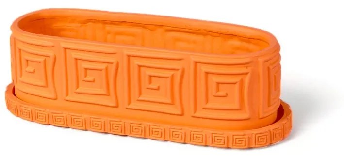 Magna Graecia Greca Box With Subpot Terracotta - Seletti