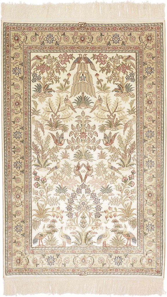 Hereke Tappeto orientale 80 x 130 (Cina) Annodato A Mano