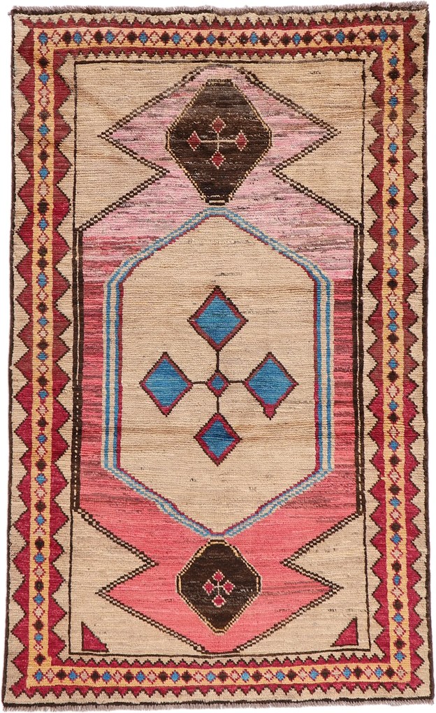 Gabbeh Tappeto 110x190 (Iran) Annodato A Mano