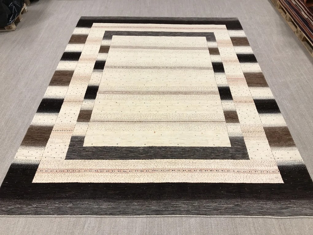 Loribaft Tappeto persiano 370 x 290 Beige (Iran) Annodato A Mano