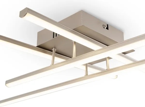 Brilagi - Plafoniera LED STRIPES LED/37W/230V argento