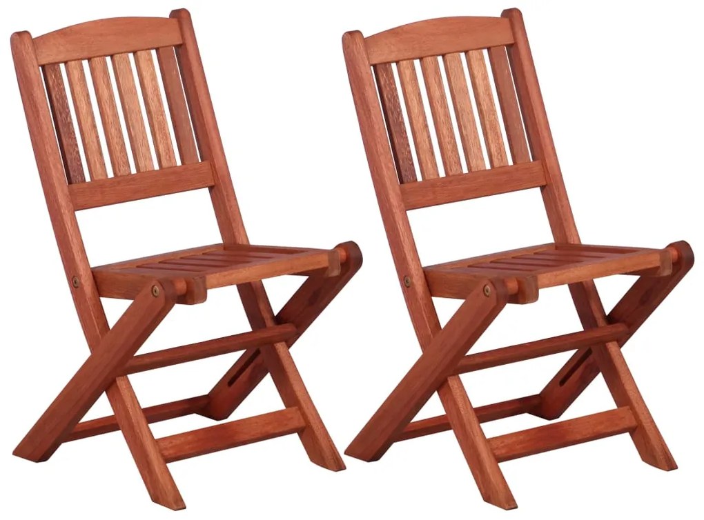 Set da bistrot per esterni per bambini 3 pz legno di eucalipto