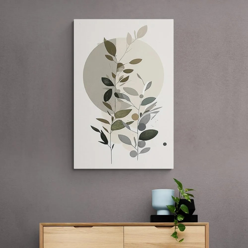 Quadro su tela – Piantine minimaliste in stile boho