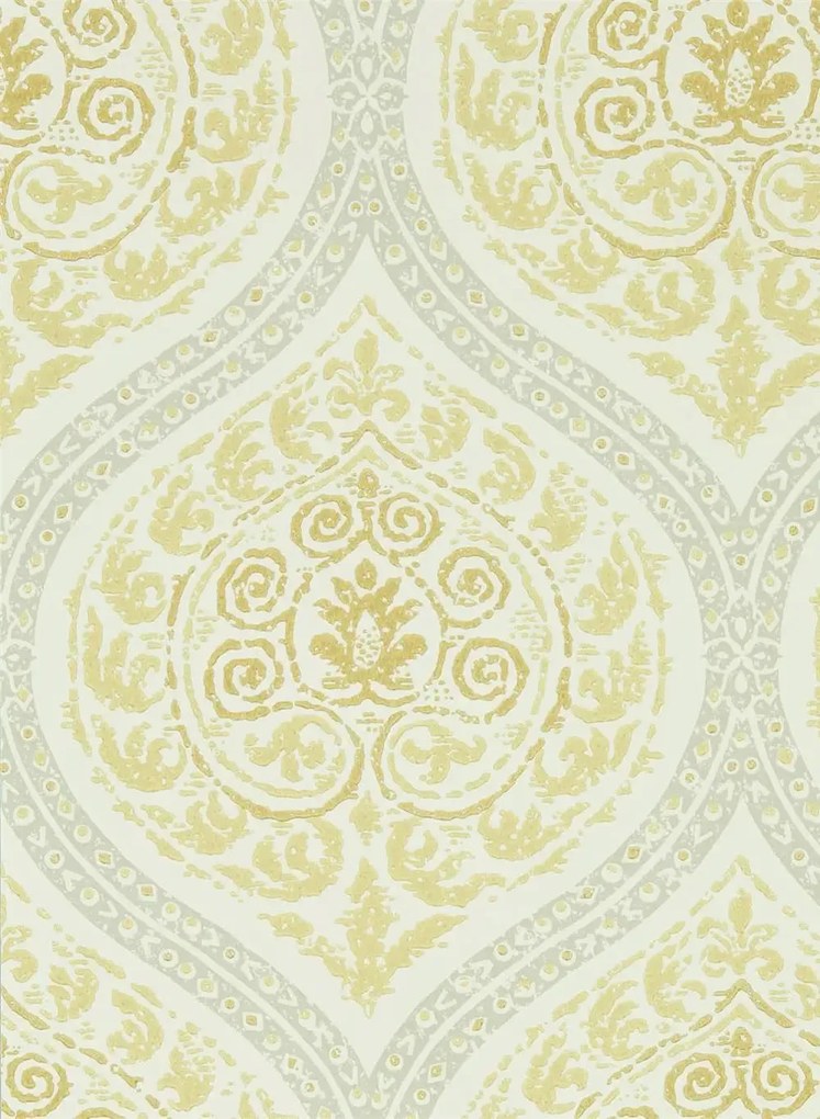 Sanderson Carta da parati Madurai - Lemon
