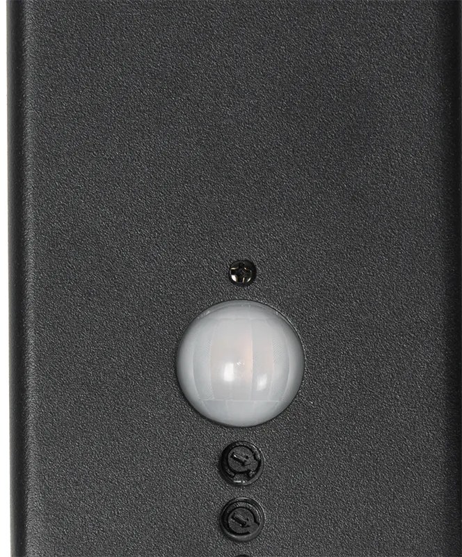 Applique da esterni nera IP44 con sensore di movimento - DENMARK