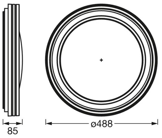 Ledvance - Plafoniera LED dimmerabile SMART+ ORBIS LED/30W/230V Wi-Fi
