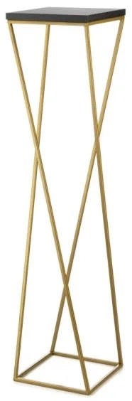 Portafiori LOFT 100x24 cm oro/nero